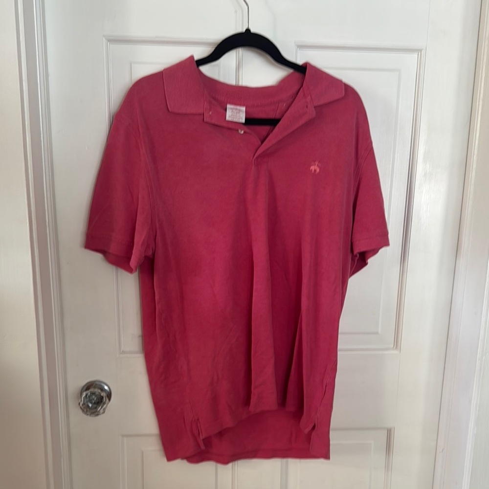 Brooks Brothers men’s Pink Polo Shirt Large